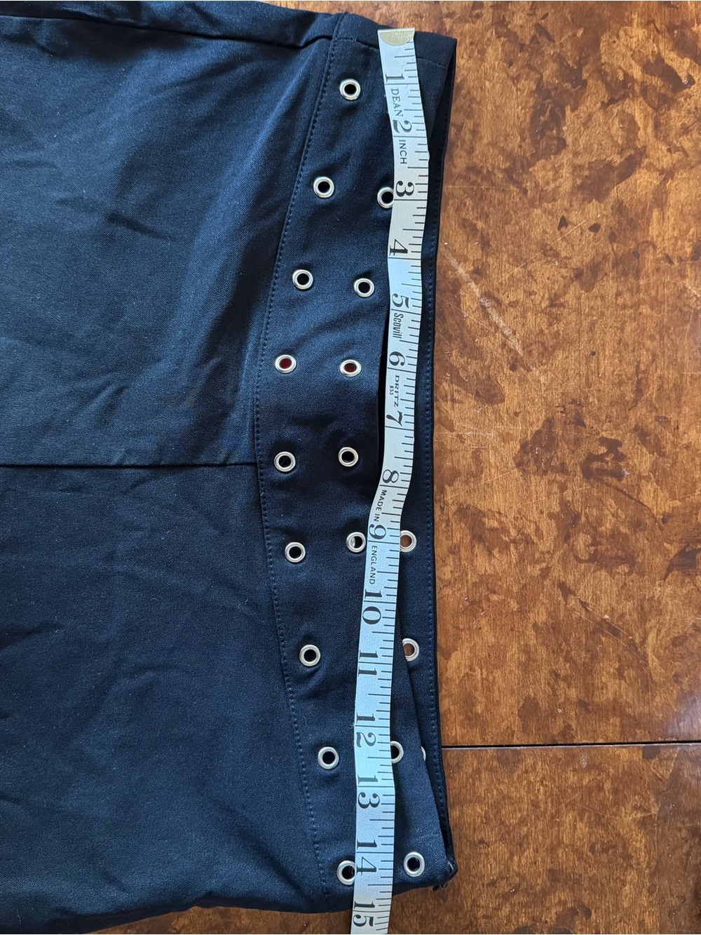 Princess Polly Black Stud-Trim High-Rise Flare Pants - Picture 8 of 12